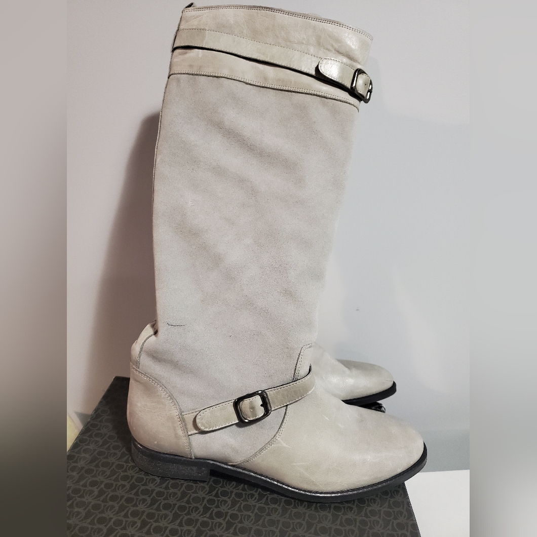 Nib Sz 11 $790 Maje Leather Moto Boots